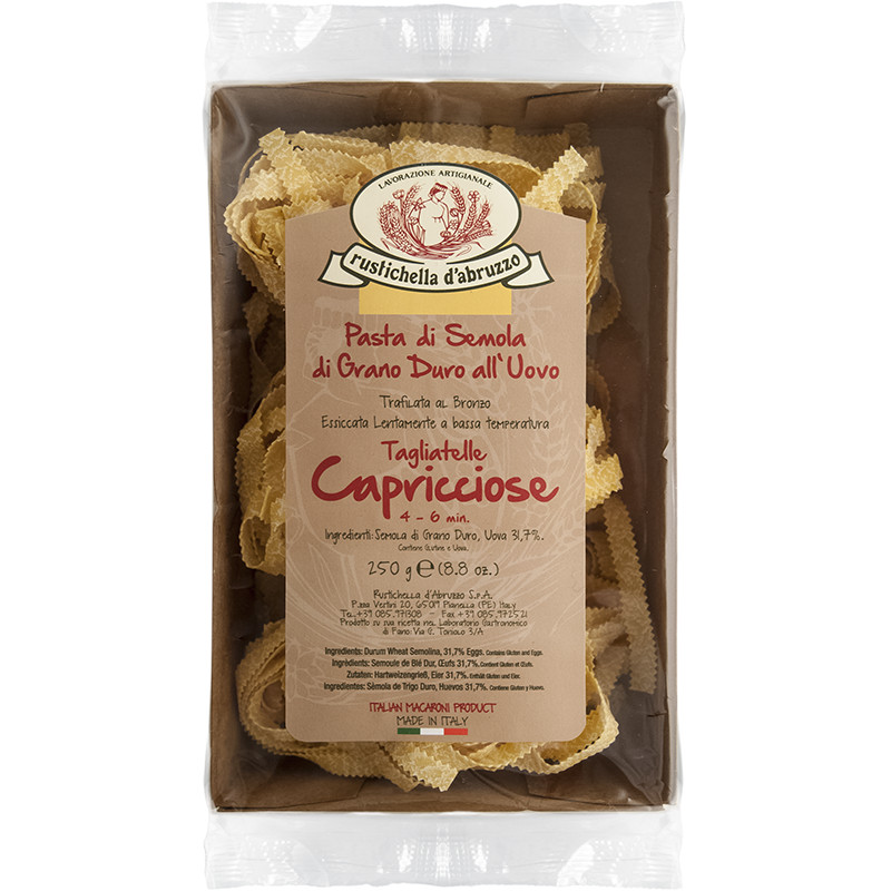TAGLIATELLE CAPRICCIOSE ALL'UOVO